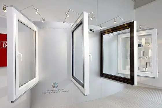 Kunststofffenster nach der Sanierung eines Wohnhauses