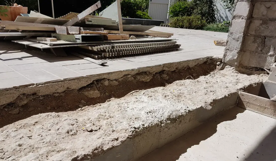Große Schiebeanlage mit Blick in den Garten