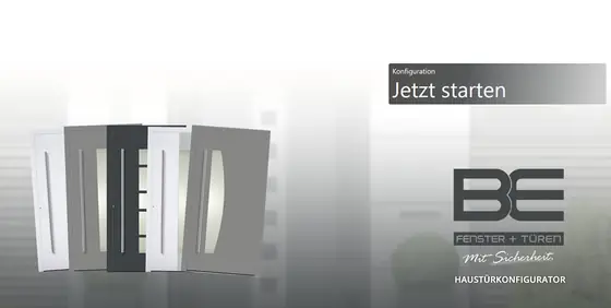 Haustür-Konfigurator am Bildschirm