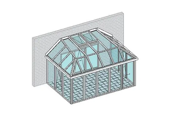 Pultdach mit Solarknick und seitlicher Abwalmung