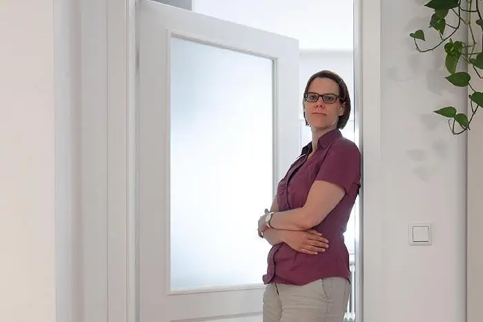 Türblatt und Zarge im sanierten Altbau